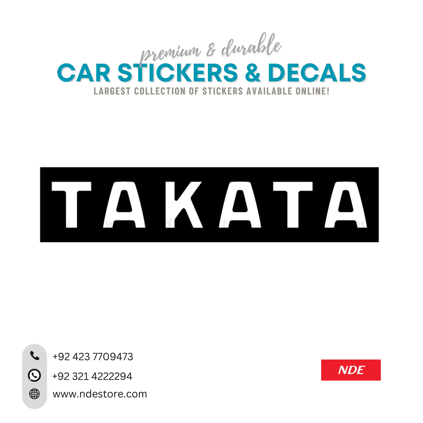 STICKER TAKATA - ndestore.com