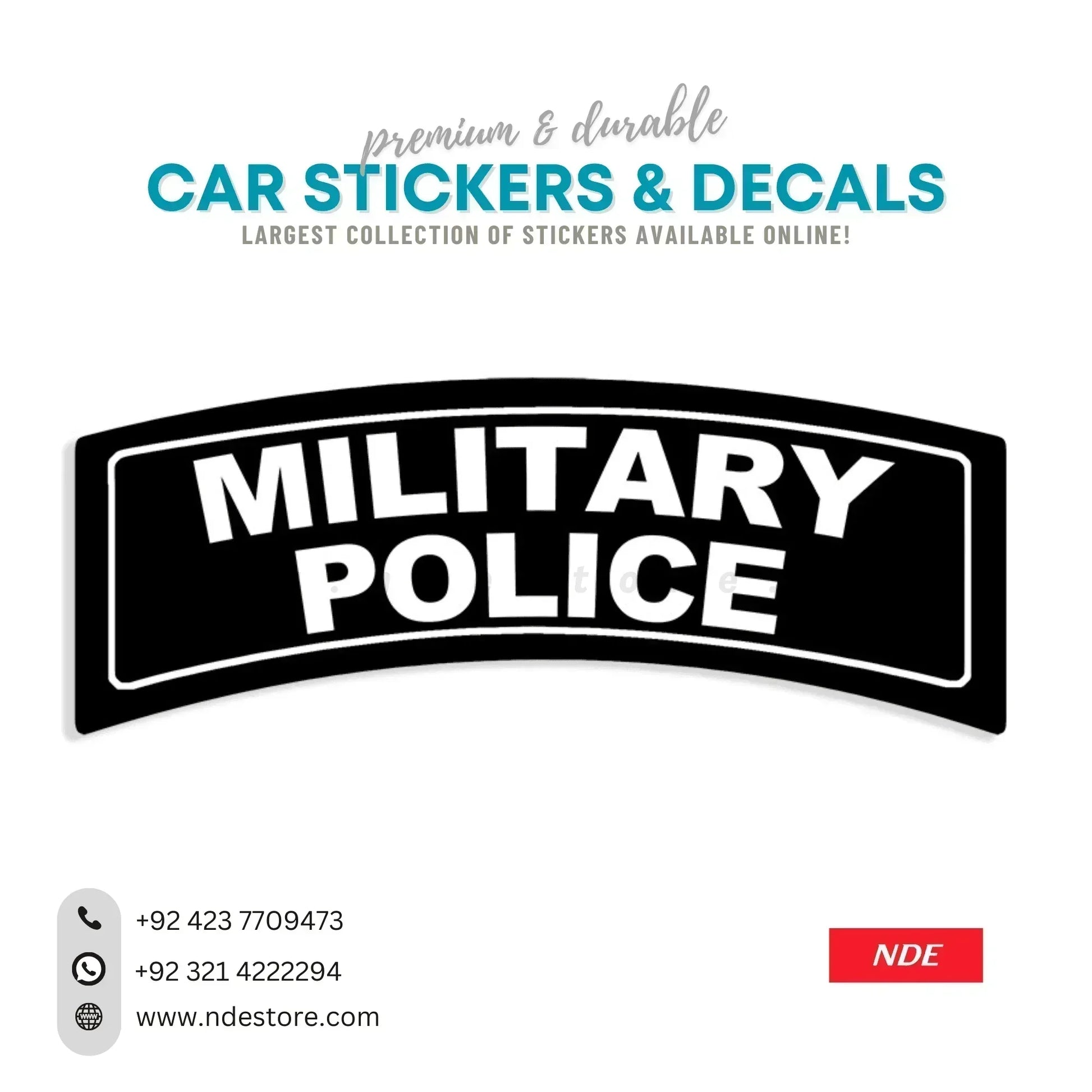 STICKER MILITARY POLICE (M008) - ndestore.com