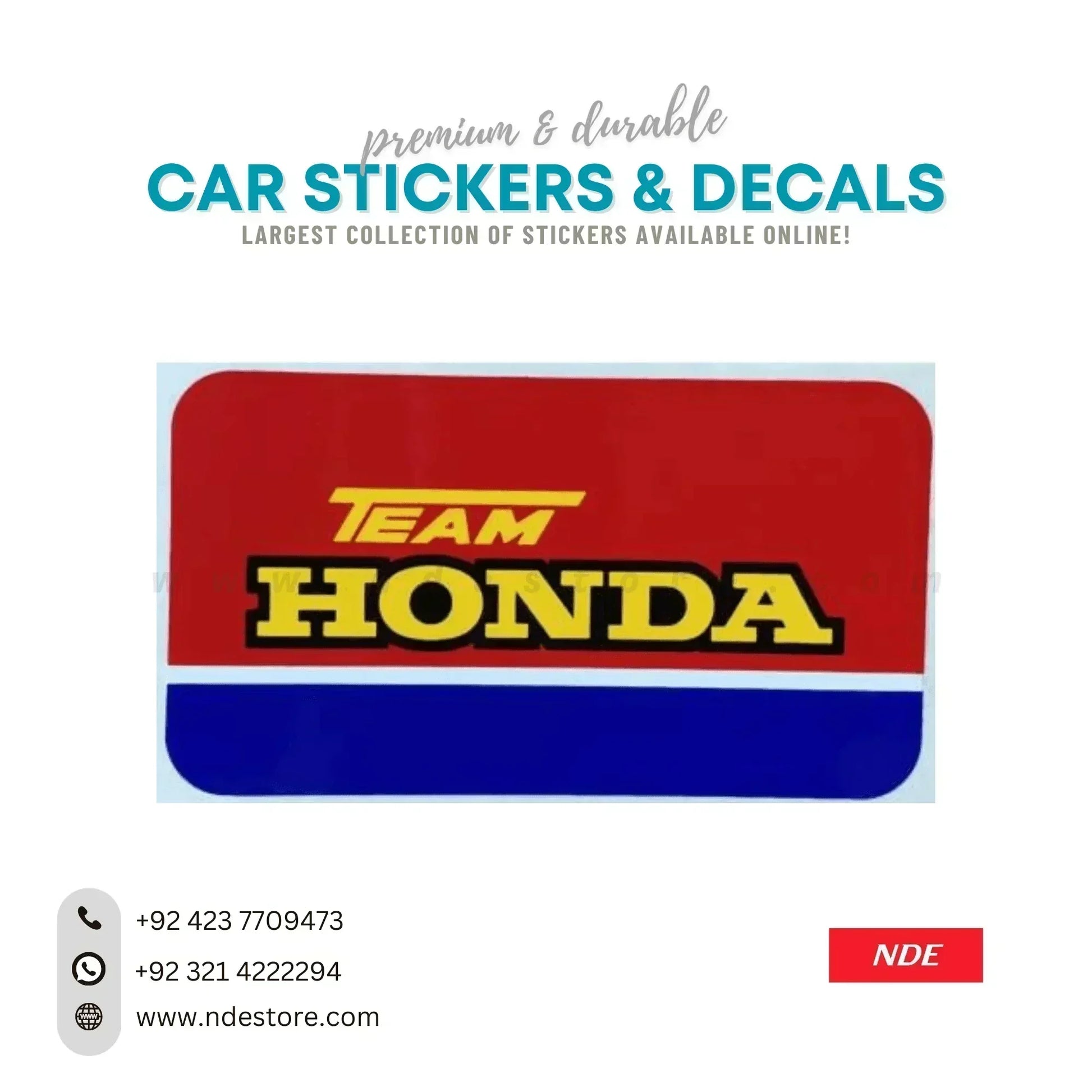 STICKER TEAM HONDA - ndestore.com