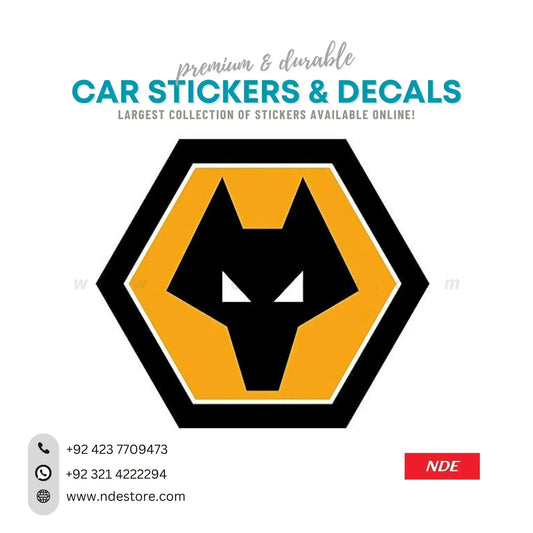 STICKER FOX YELLOW (FO-006) - ndestore.com