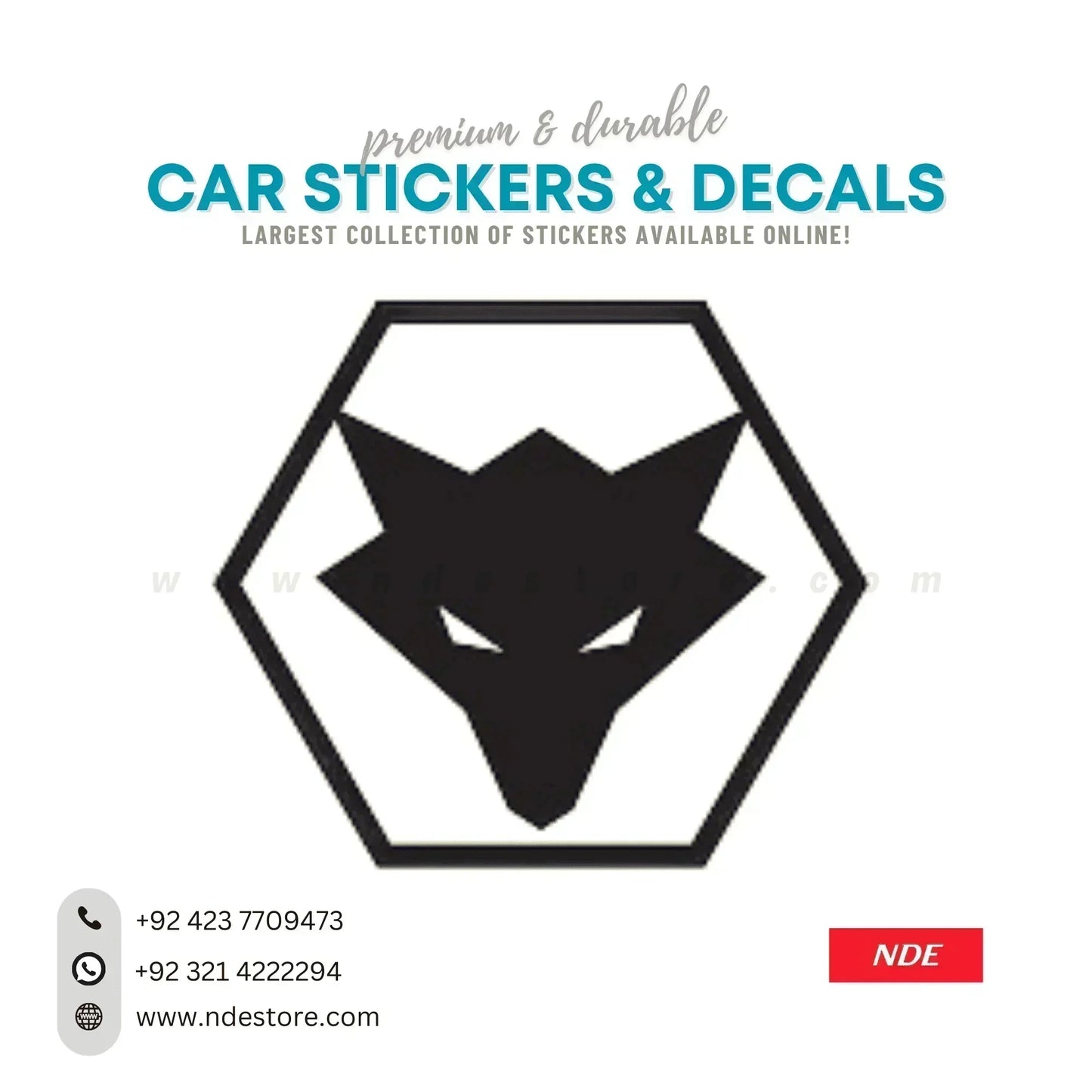 STICKER FOX (FO-003) - ndestore.com