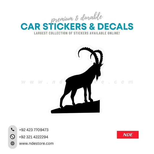 STICKER MARKHOR ON CLIFF - ndestore.com