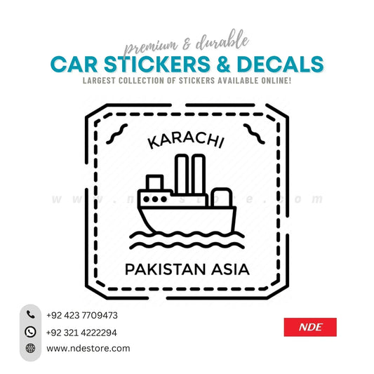 STICKER KARACHI PAKISTAN ASIA - ndestore.com