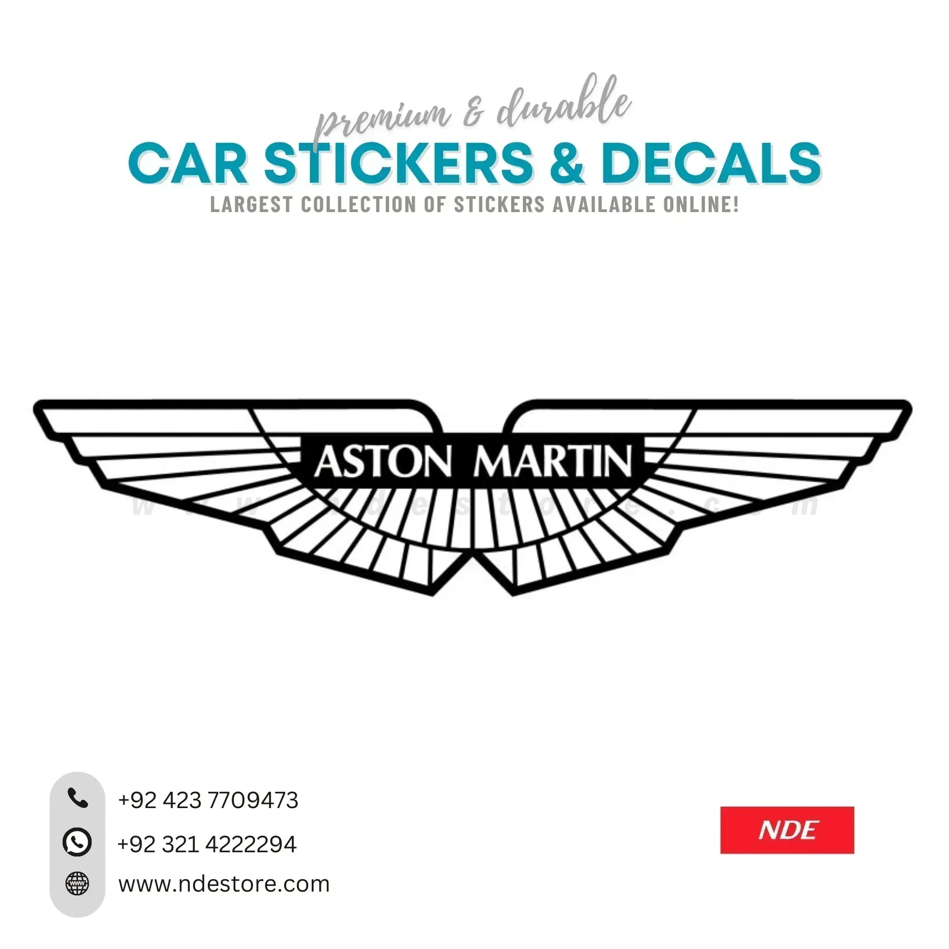 STICKER ASTON MARTIN - ndestore.com