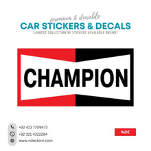 STICKER CHAMPION - ndestore.com