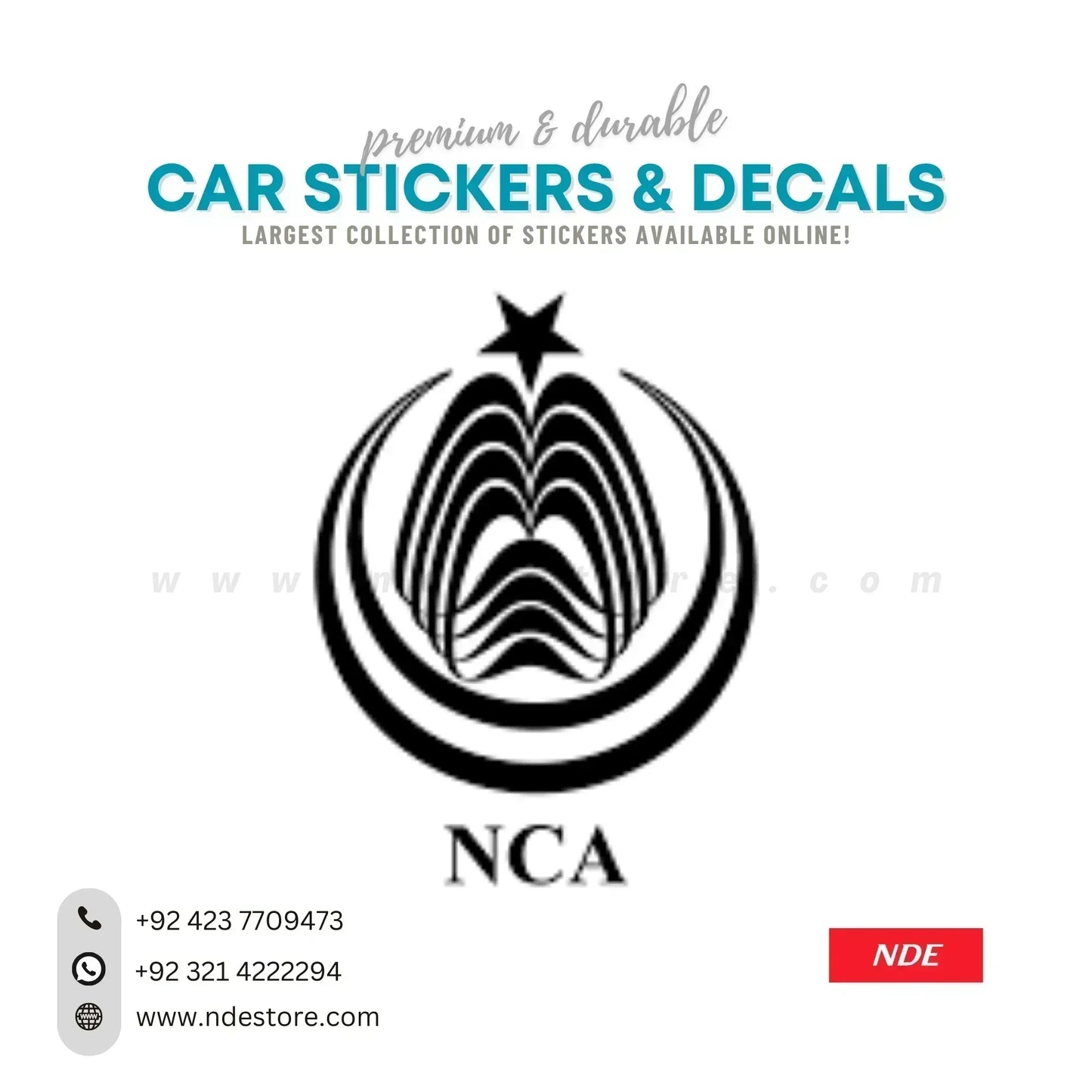 STICKER NCA - ndestore.com