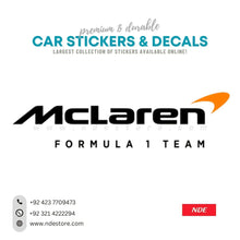 STICKER MCLAREN FORMULA 1 TEAM - ndestore.com