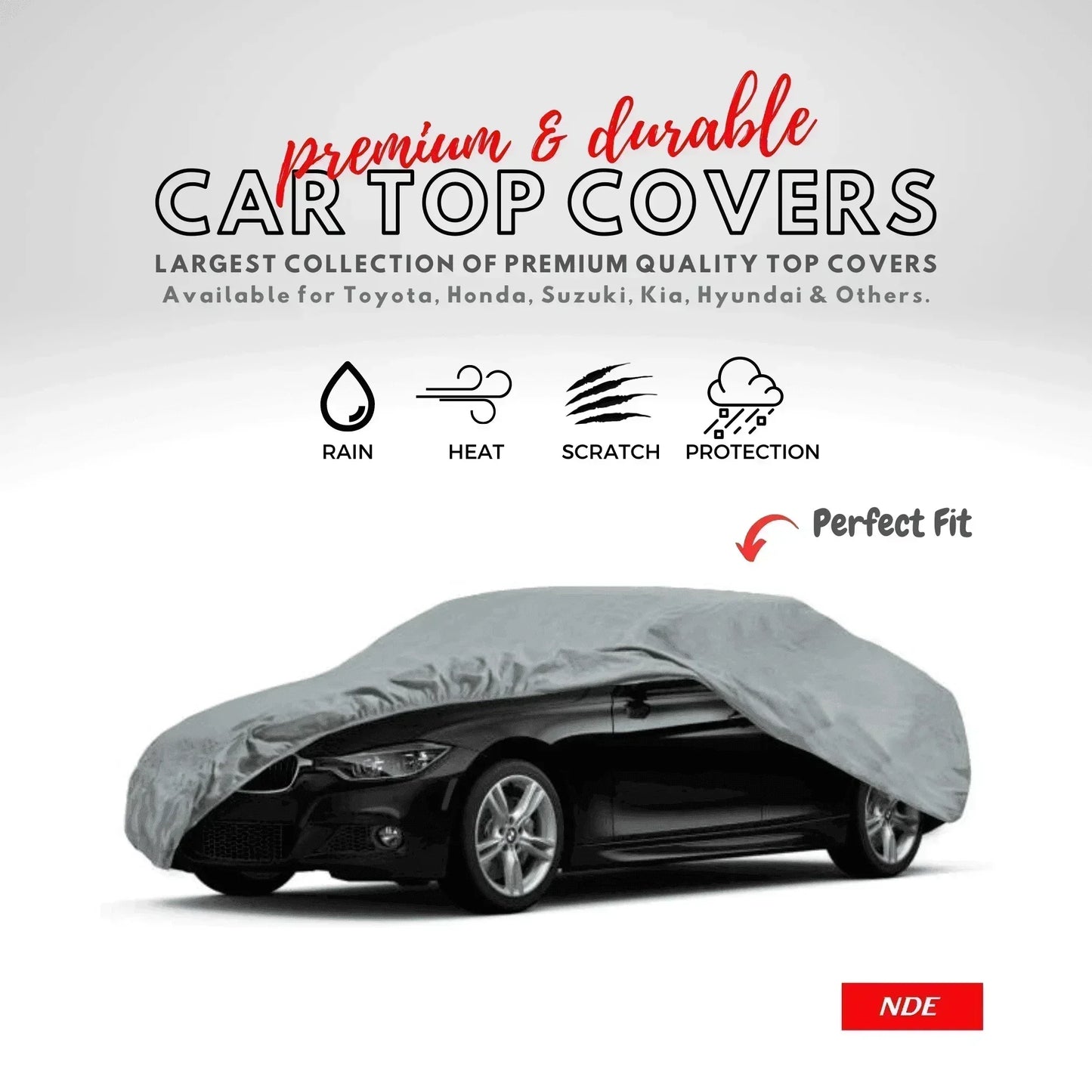 TOP COVER WITH FLEECE IMPORTED FOR HONDA CITY (2002-2024) - ndestore.com