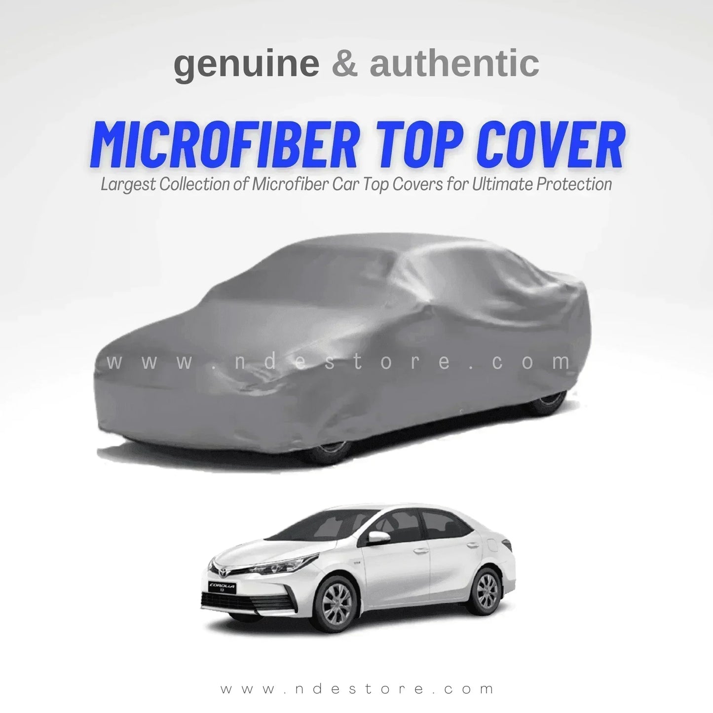 TOP COVER MICROFIBER FOR TOYOTA COROLLA (2021-2025) - ndestore.com