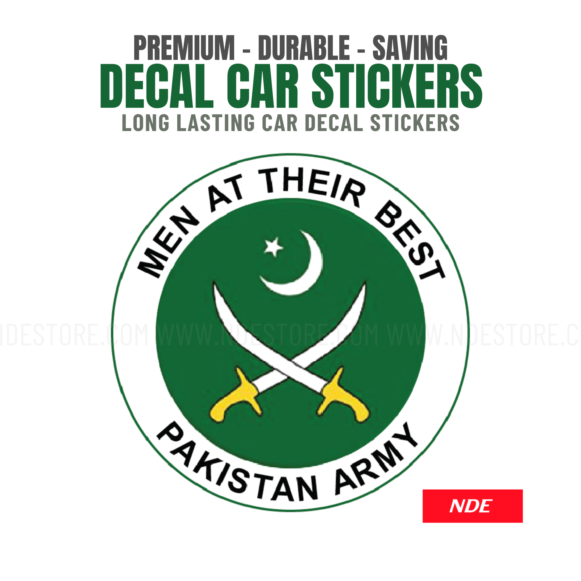 STICKER PAKISTAN ARMY MEN AT THEIR BEST - ndestore.com