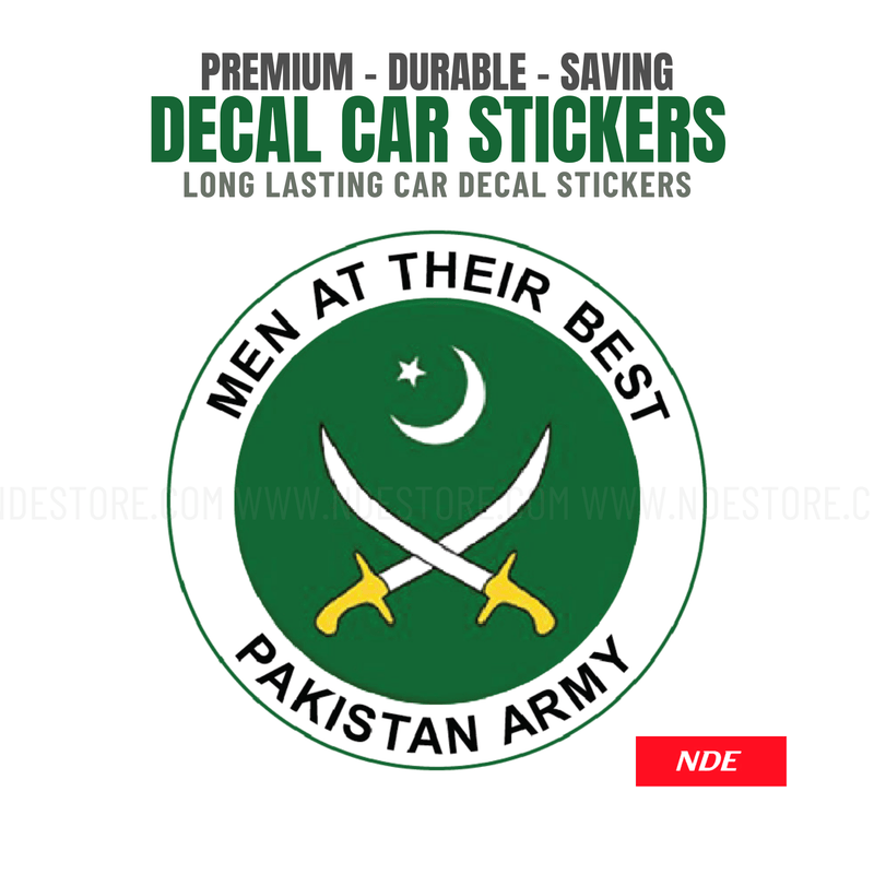 STICKER PAKISTAN ARMY MEN AT THEIR BEST - ndestore.com
