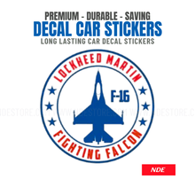 STICKER JET F16 FIGHTING FALCON - ndestore.com