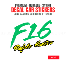 STICKER JET F16 RAFLE HUNTER - ndestore.com