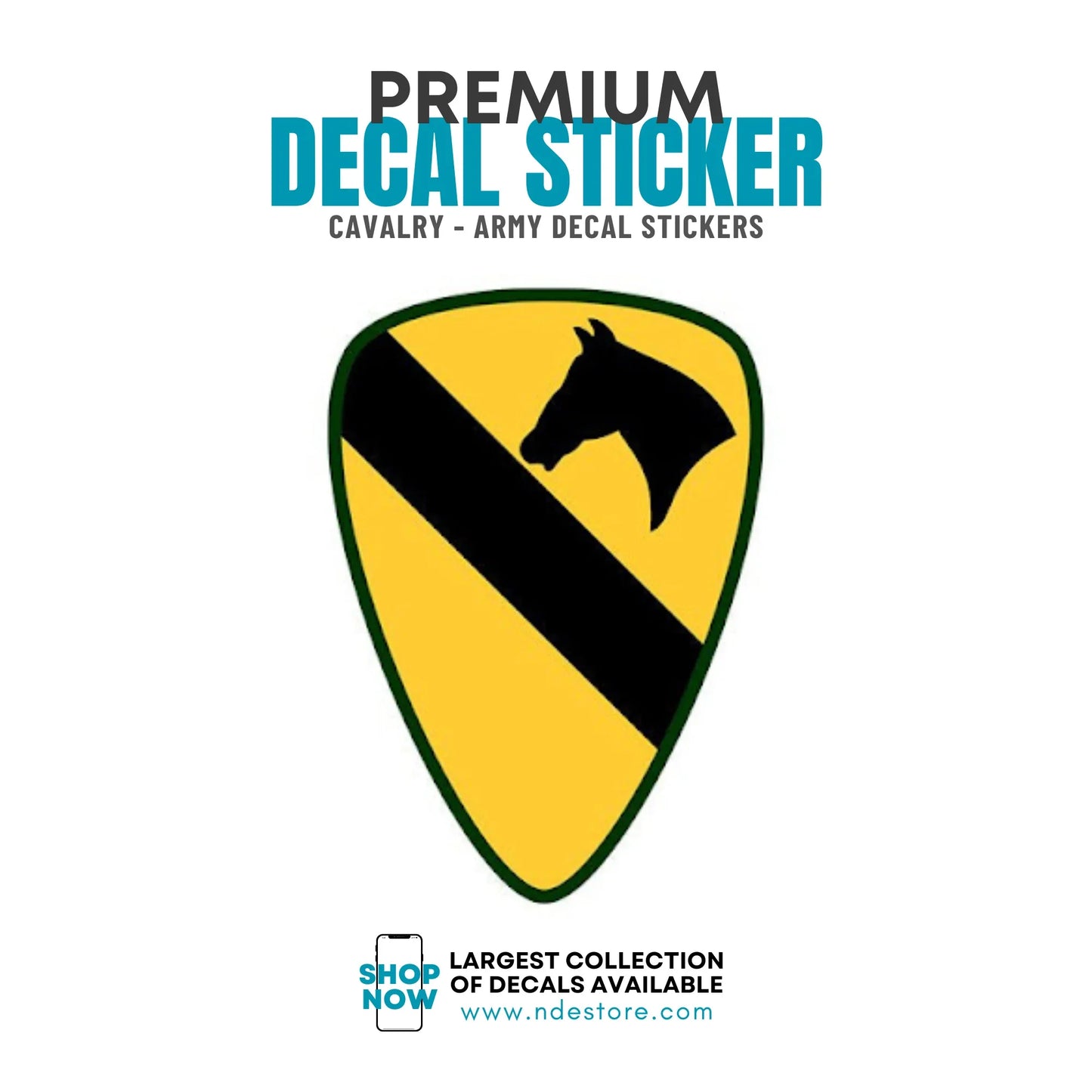 STICKER DECAL CAVALRY