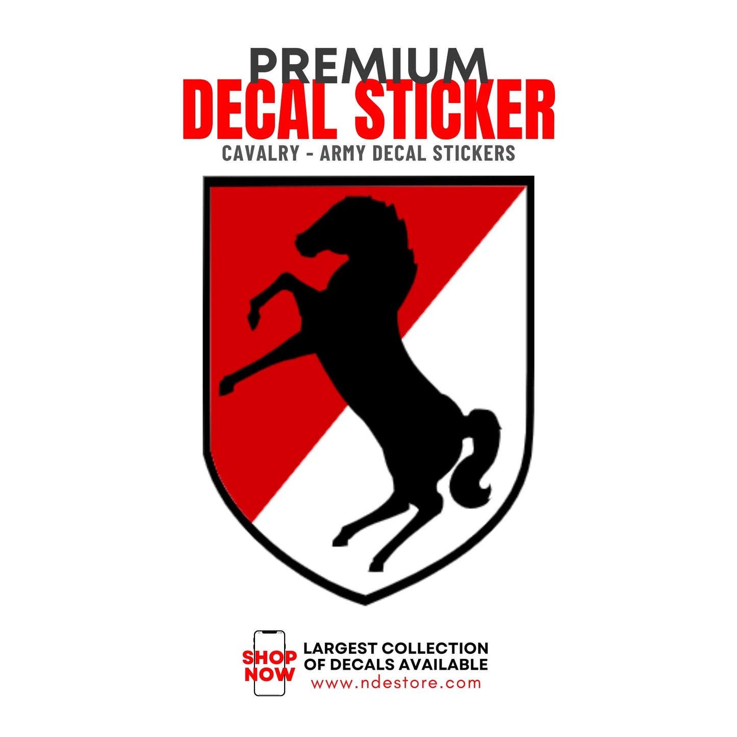 STICKER DECAL CAVALRY