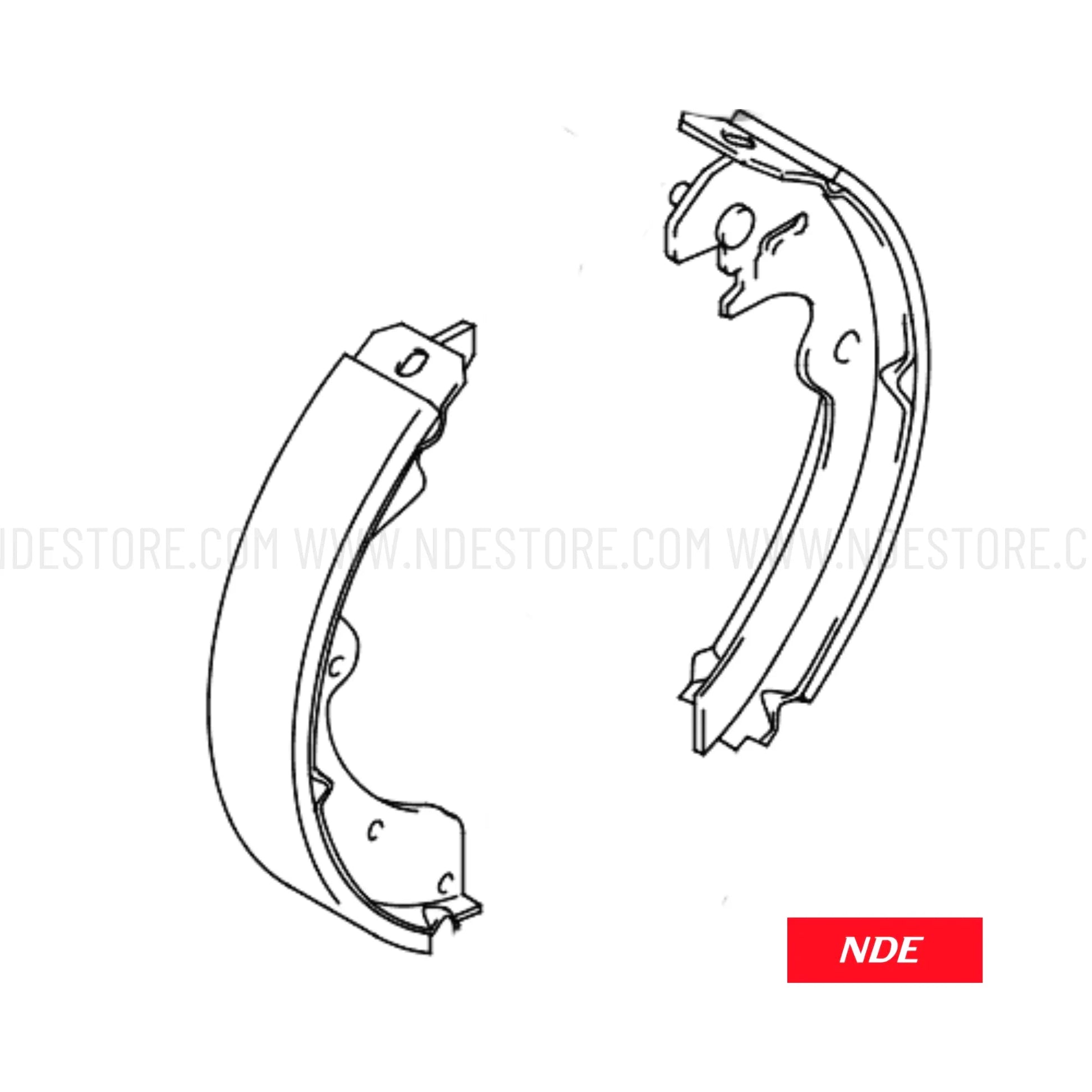 BRAKE SHOE KIT SET REAR FOR CHEVROLET CRUIZE - ndestore.com