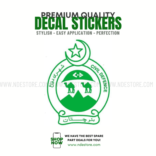 STICKER CIVIL DEFENCE BALOCHISTAN - ndestore.com