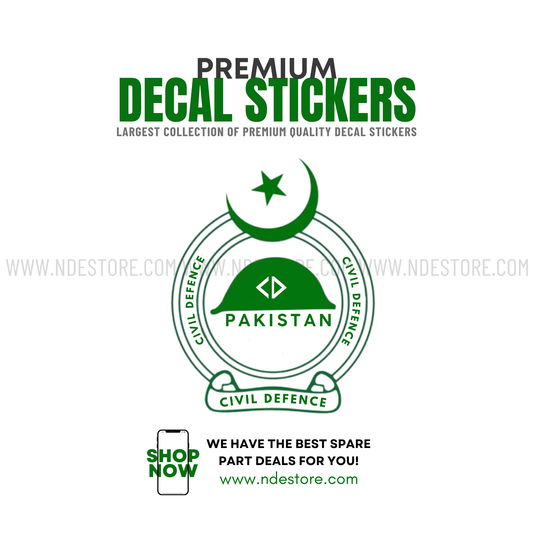 STICKER PAKISTAN CIVIL DEFENCE - ndestore.com