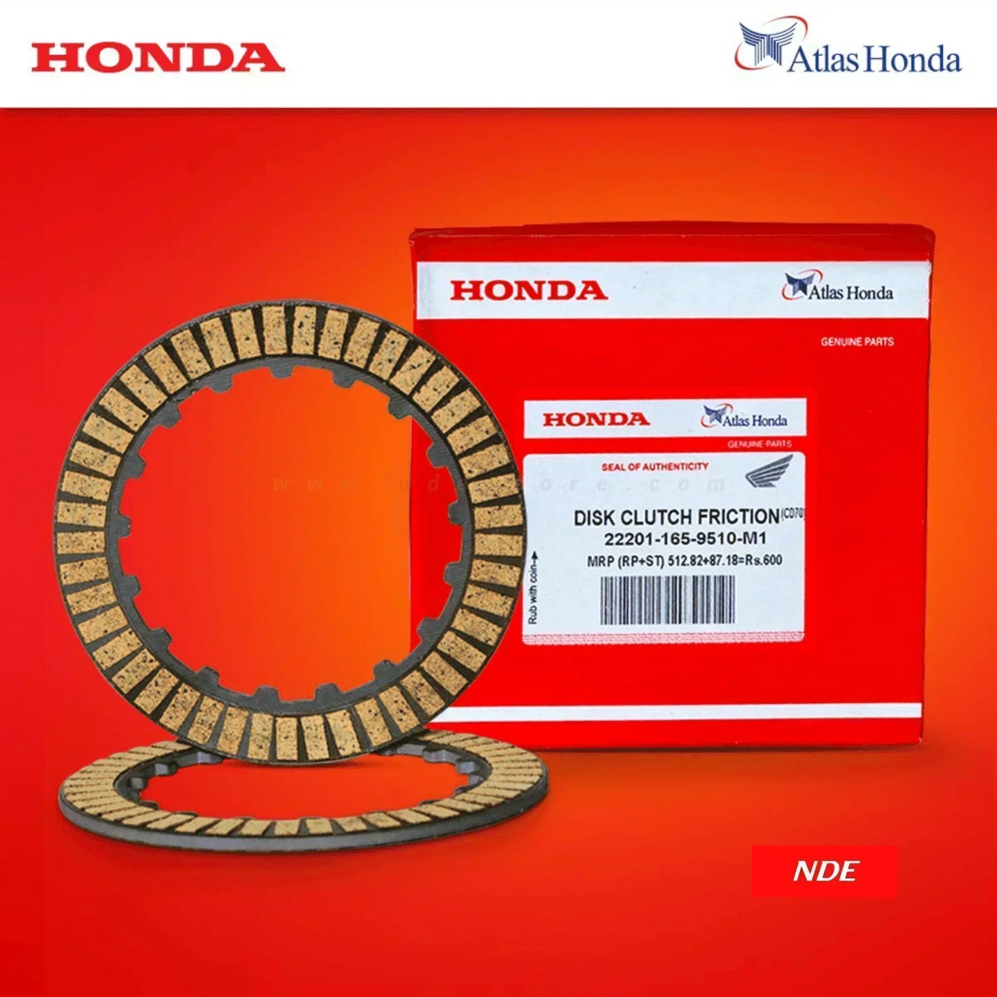 CLUTCH PLATE FOR HONDA CD 70 –