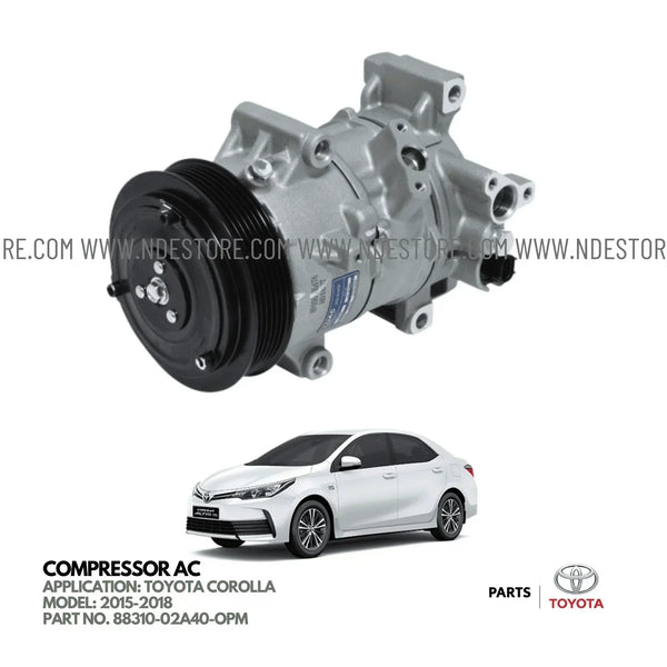 COMPRESSOR AC FOR TOYOTA COROLLA ALTIS – ndestore.com
