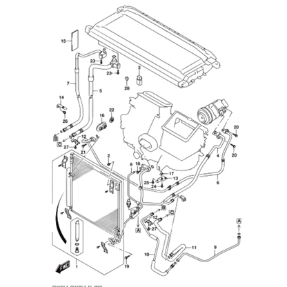 CONDENSER ASSY FOR SUZUKI APV
