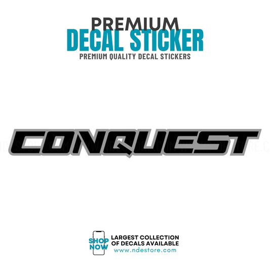 STICKER DECAL CONQUEST