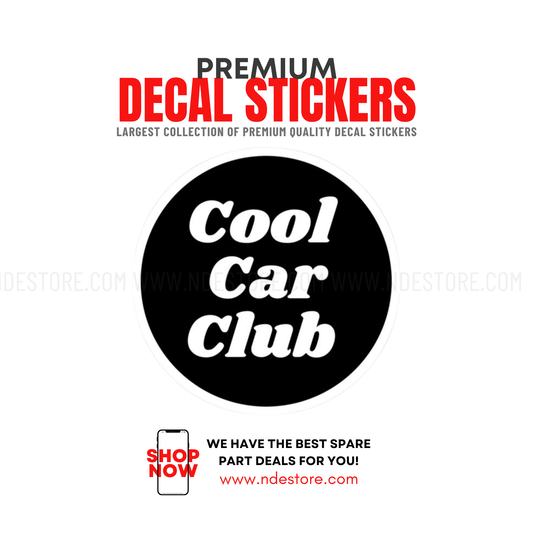 STICKER COOL CAR CLUB - ndestore.com