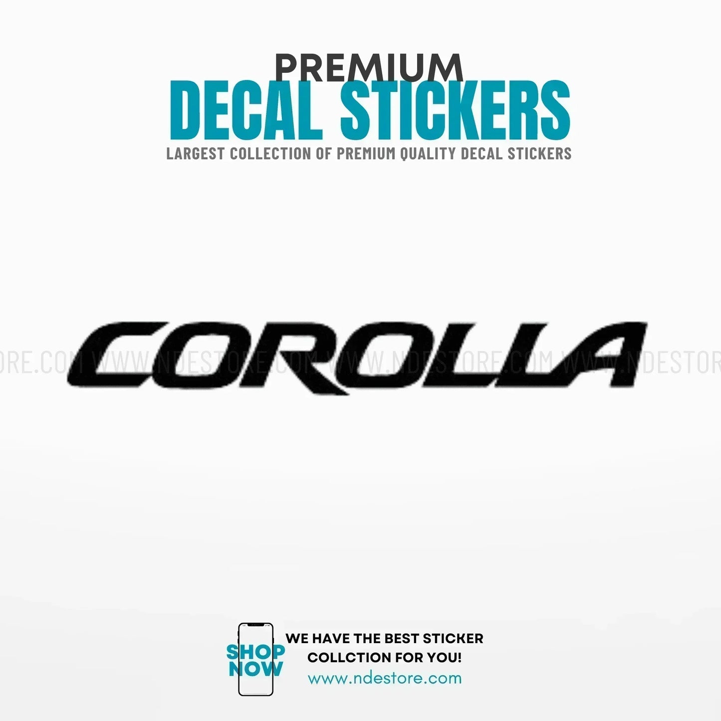 STICKER COROLLA LOGO - ndestore.com