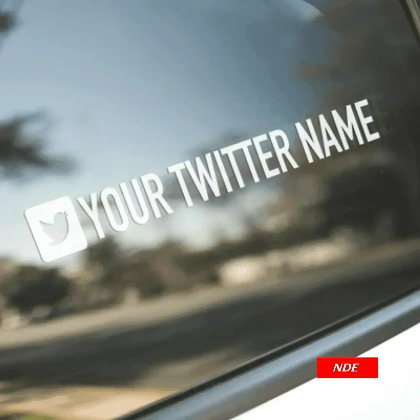 STICKER, CUSTOM NAME TWITTER - ndestore.com