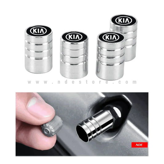 TIRE NOZZLE COVER CAR WHEEL VALVE COVER WITH KIA LOGO - ndestore.com
