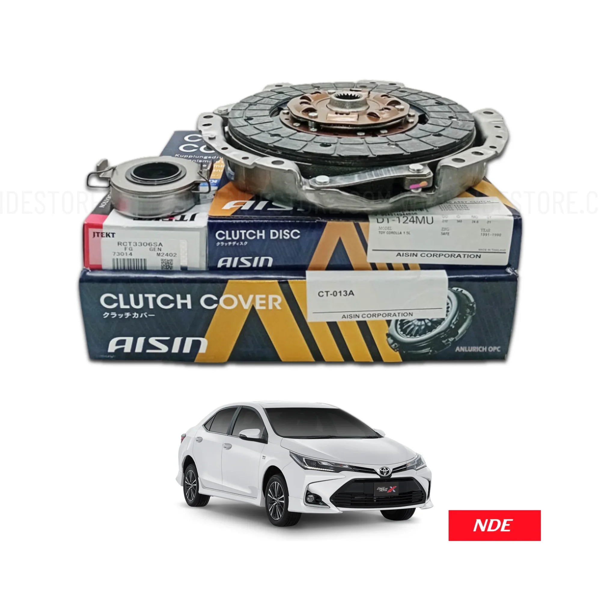 CLUTCH PRESSURE SET AISIN FOR TOYOTA COROLLA GRANDE 1.8L