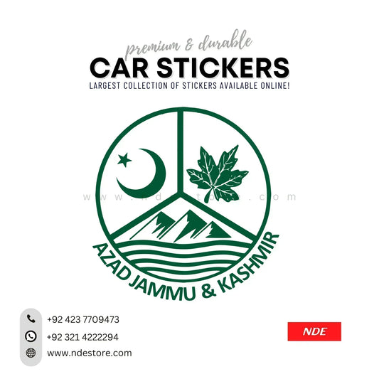STICKER AZAD JAMMU & KASHMIR - ndestore.com