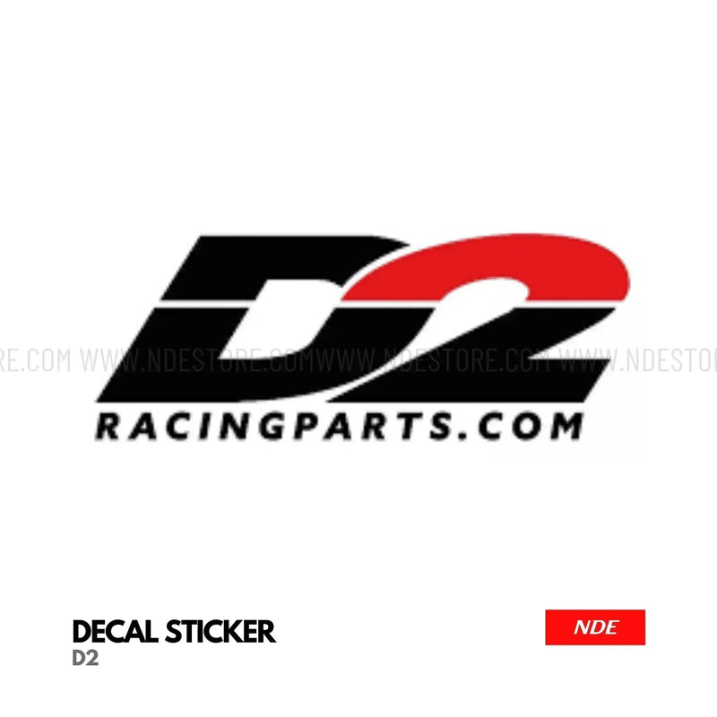 STICKER D2 RACING PARTS - ndestore.com