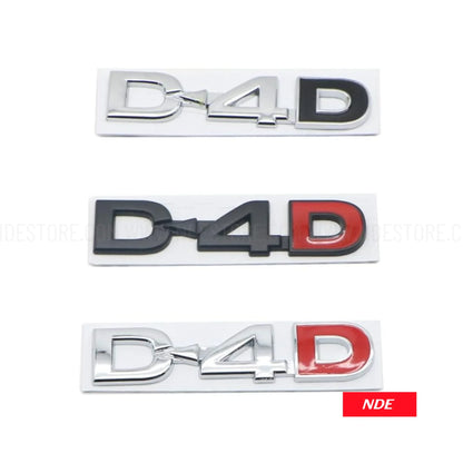 MONOGRAM EMBLEM TOYOTA HILUX - D-4D