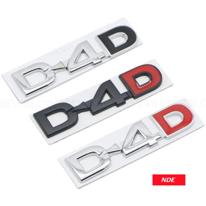 MONOGRAM EMBLEM TOYOTA HILUX - D-4D