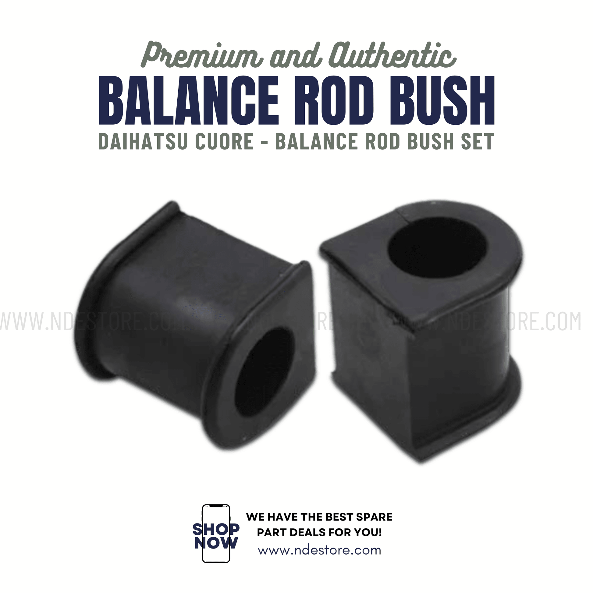 BALANCE ROD BUSH SET FOR DAIHATSU CUORE - ndestore.com