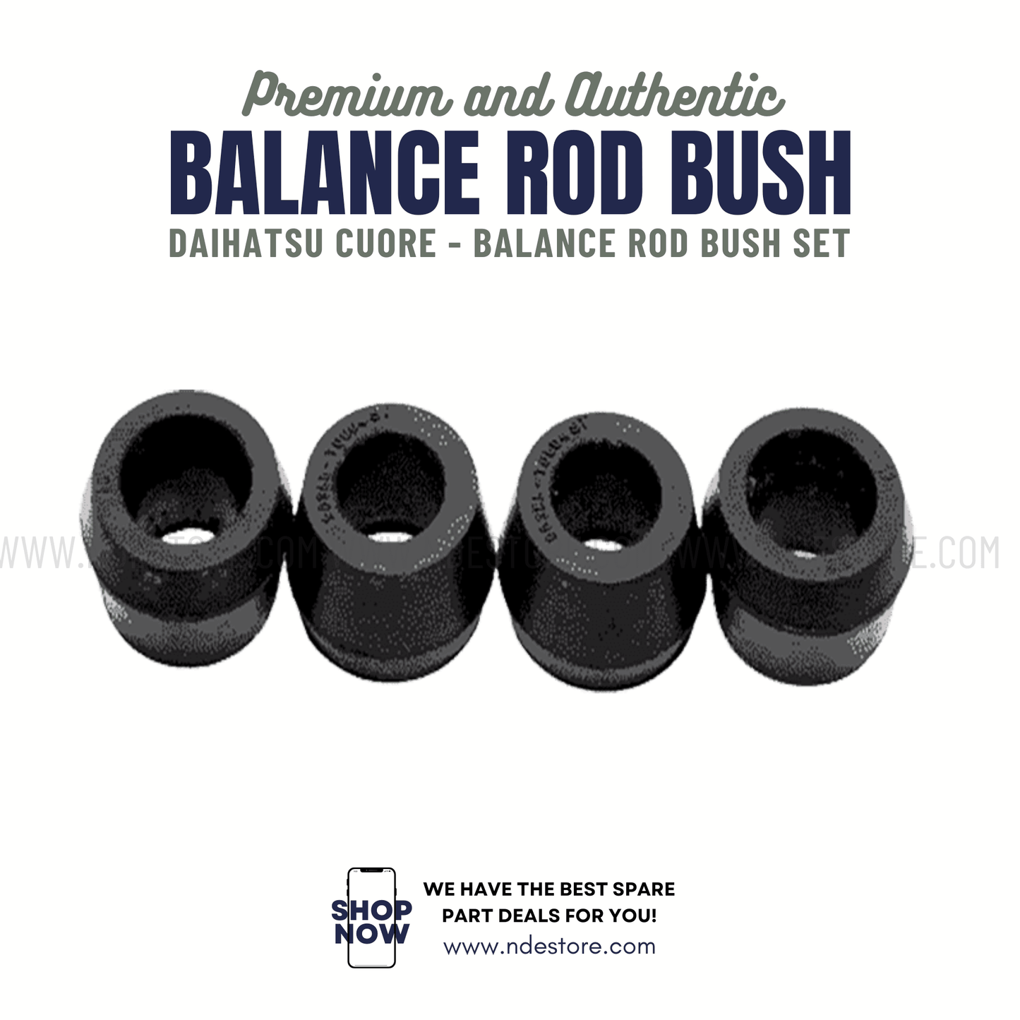BALANCE ROD BUSH SET FOR DAIHATSU CUORE - ndestore.com