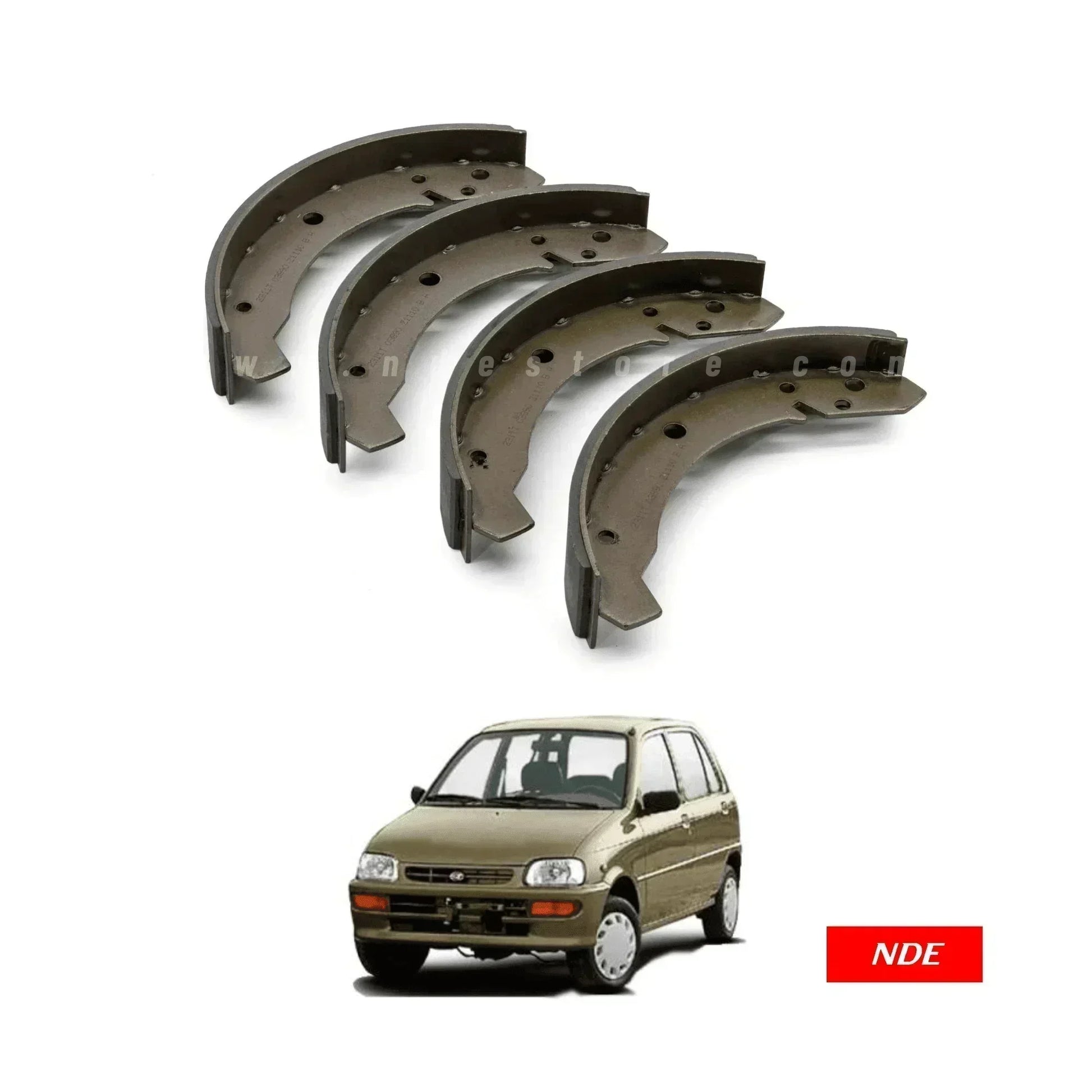 BRAKE SHOE KIT REAR DOT OE FOR DAIHATSU CUORE - ndestore.com