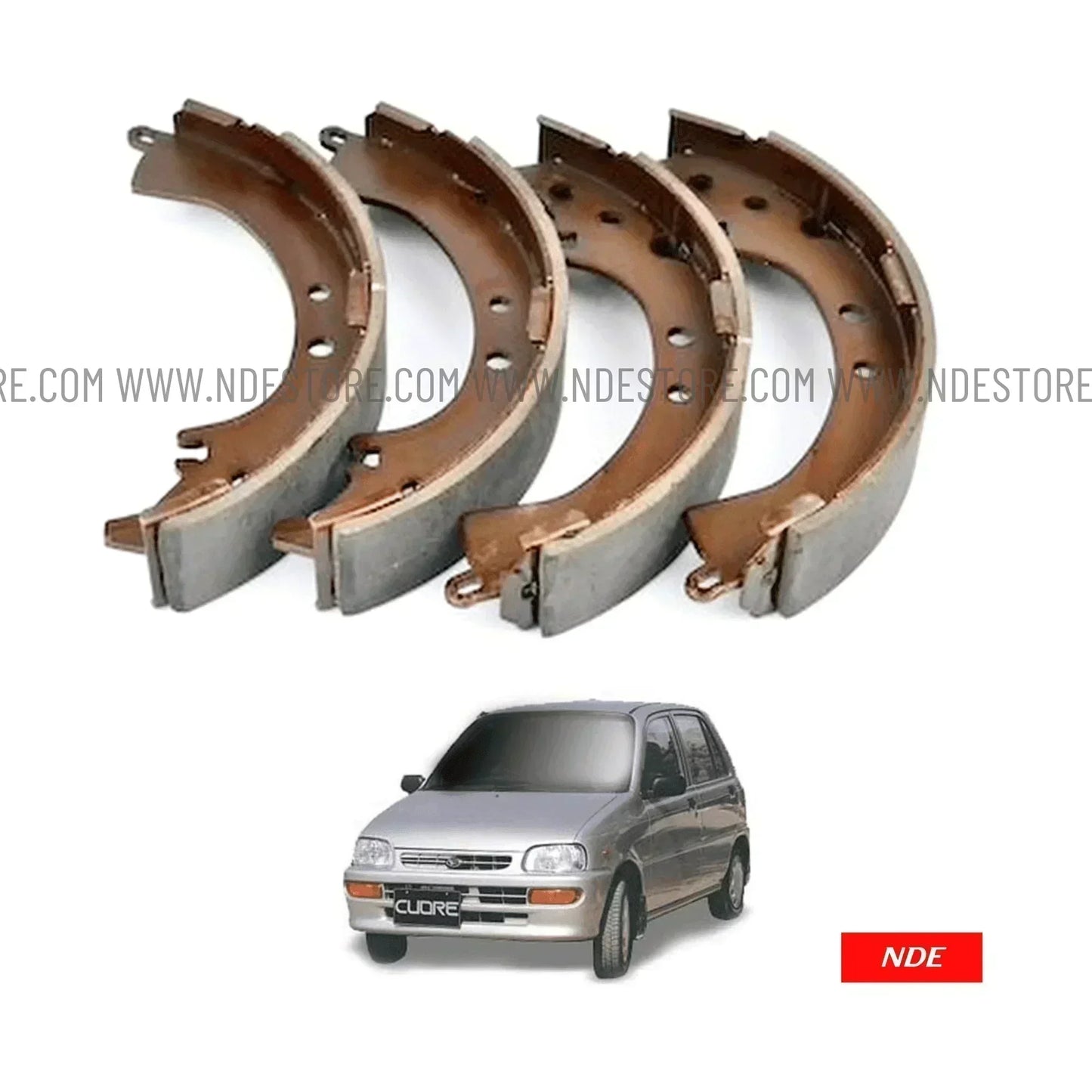 BRAKE SHOE KIT REAR IMPORTED FOR DAIHATSU CUORE - ndestore.com