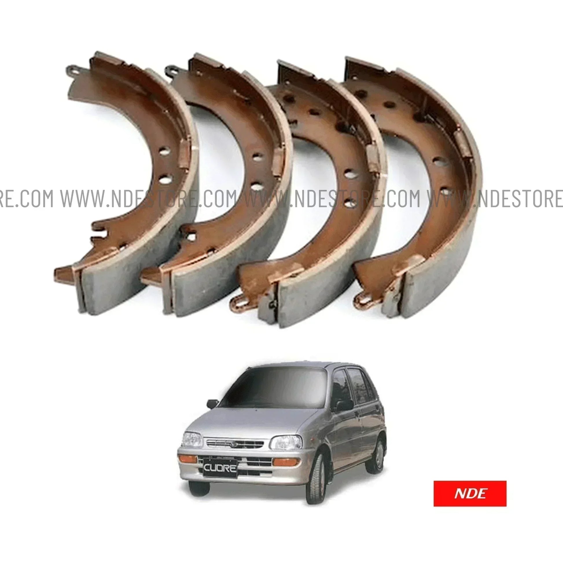 BRAKE SHOE KIT REAR IMPORTED FOR DAIHATSU CUORE - ndestore.com