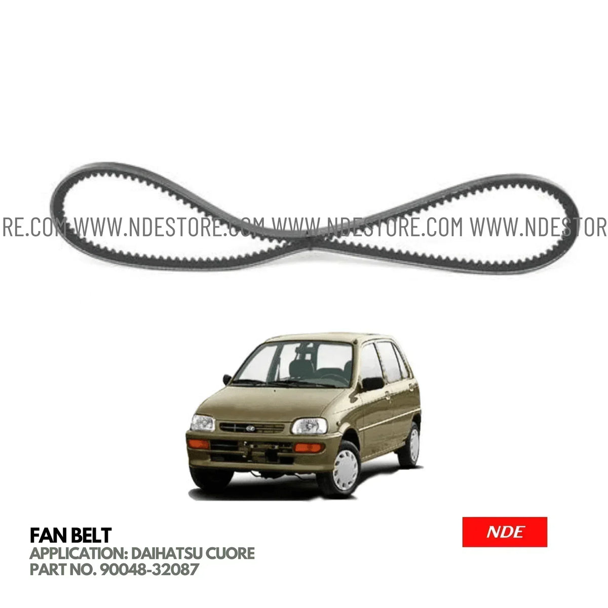 FAN BELT ASSY FOR DAIHATSU CUORE - ndestore.com