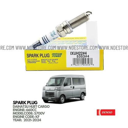 SPARK PLUG DENSO IRIDIUM FOR DAIHATSU CARGO (2021-2024) - ndestore.com