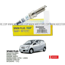 SPARK PLUG DENSO IRIDIUM POWER FOR DAIHATSU MIRA TURBO CHARGED (2006) - ndestore.com