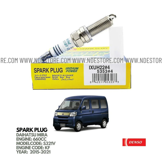 SPARK PLUG DENSO IRIDIUM FOR DAIHATSU CARGO (2015-2021) - ndestore.com
