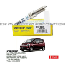 SPARK PLUG DENSO IRIDIUM FOR DAIHATSU MOVE CUSTOM (2006-2010) - ndestore.com