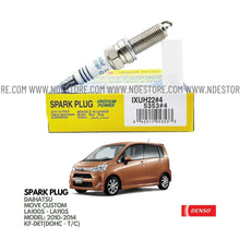 SPARK PLUG DENSO IRIDIUM FOR DAIHATSU MOVE CUSTOM (LA100S・LA110S) - ndestore.com