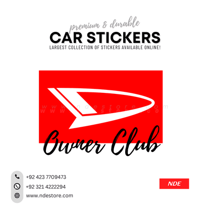 STICKER DAIHATSU OWNER CLUB (SKU:141030) - ndestore.com