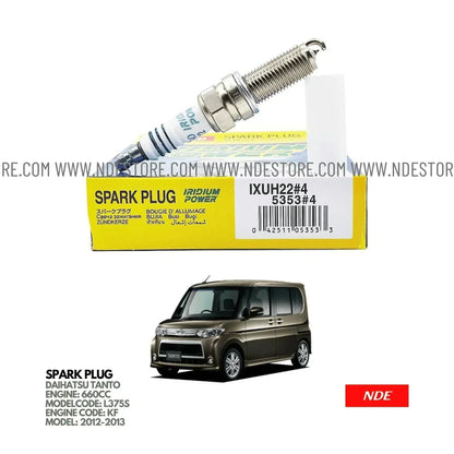 SPARK PLUG DENSO FOR DAIHATSU TANTO (2012-2013) - ndestore.com