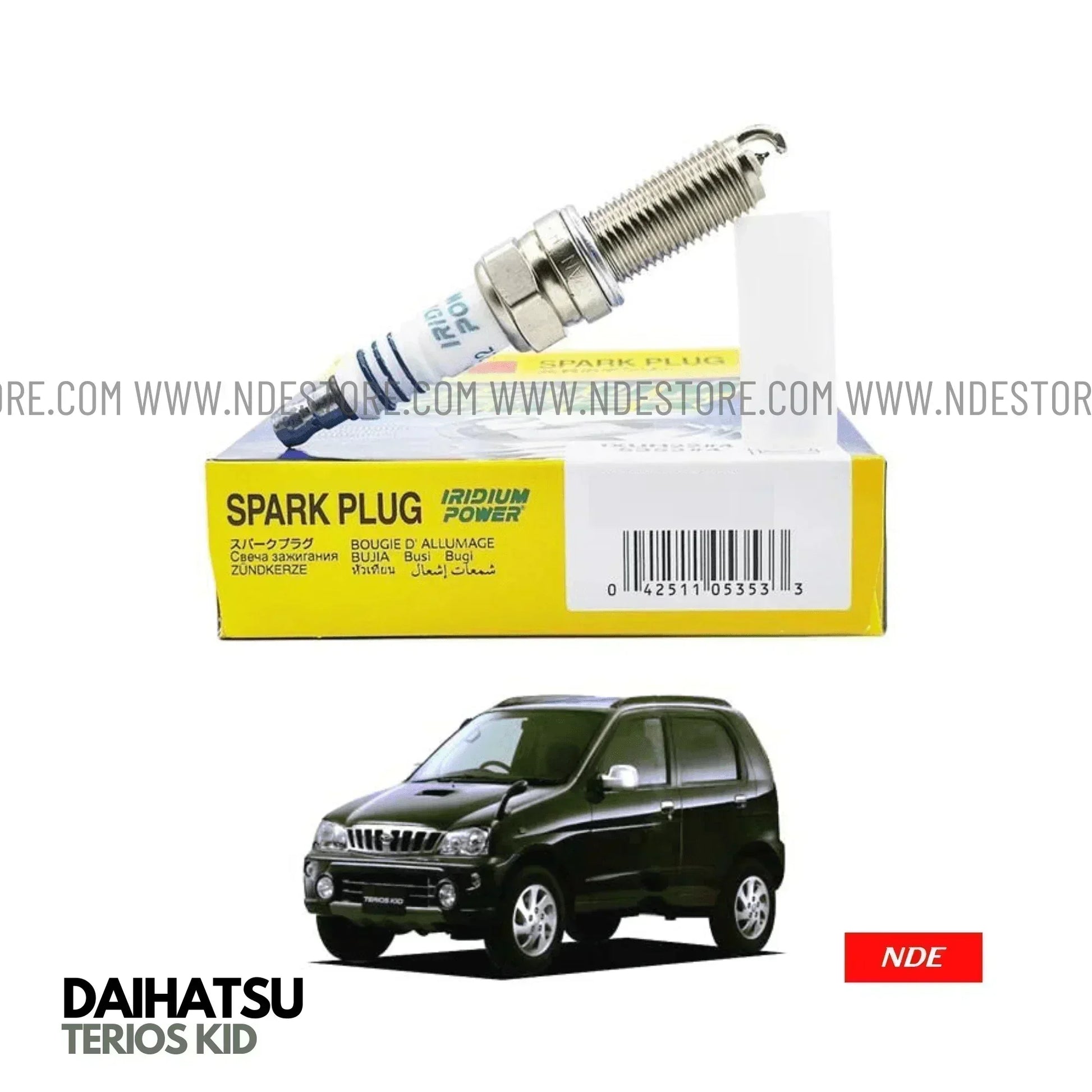 SPARK PLUG DENSO IRIDIUM POWER FOR DAIHATSU TERIOS KID (660CC) - ndestore.com
