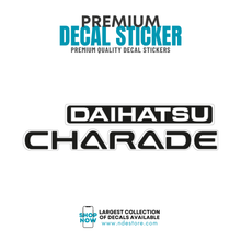 STICKER DECAL DAIHATSU CHARADE